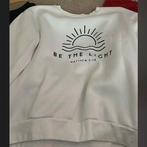 White Inspirational Sweatshirt